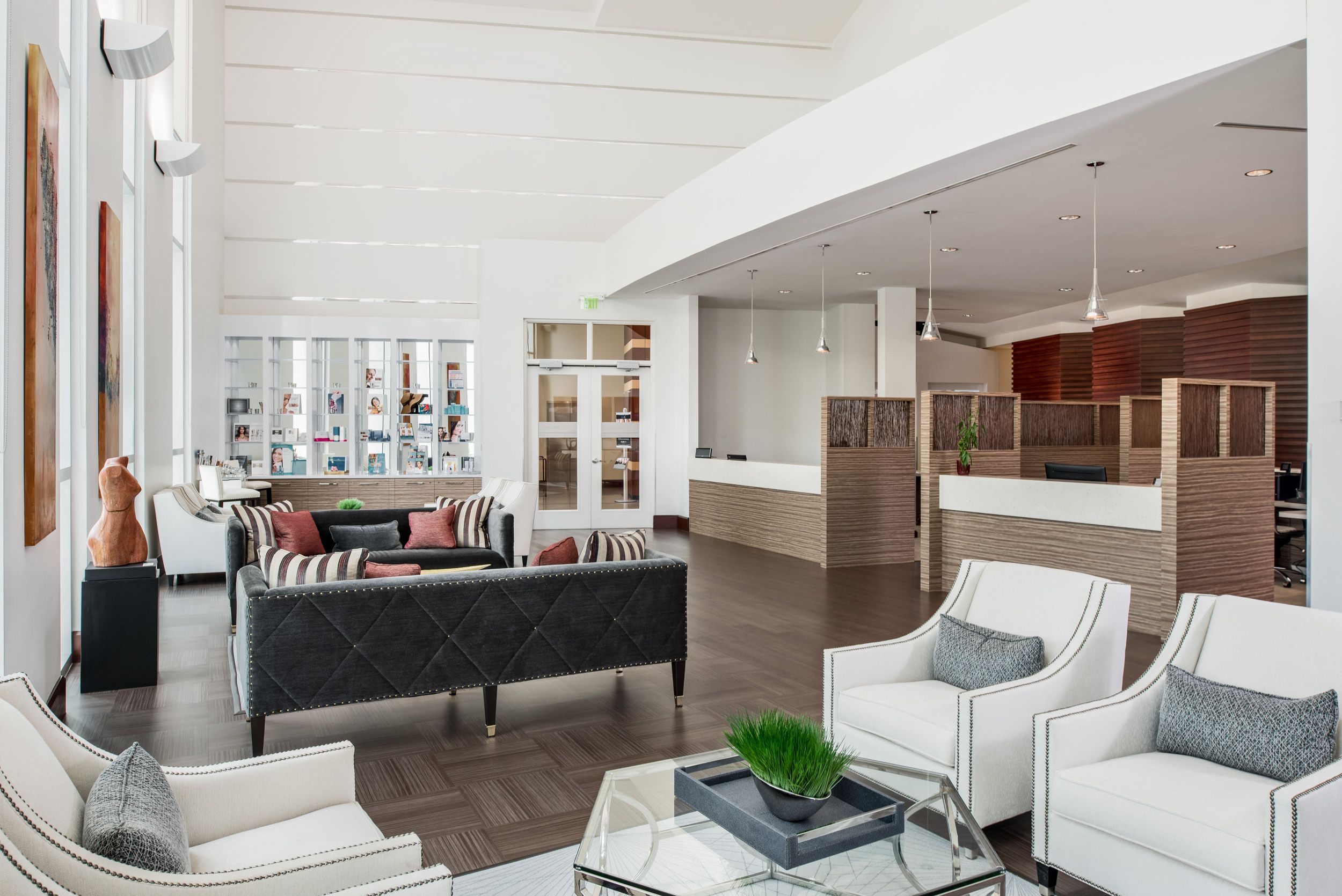 Naples medical spa lobby