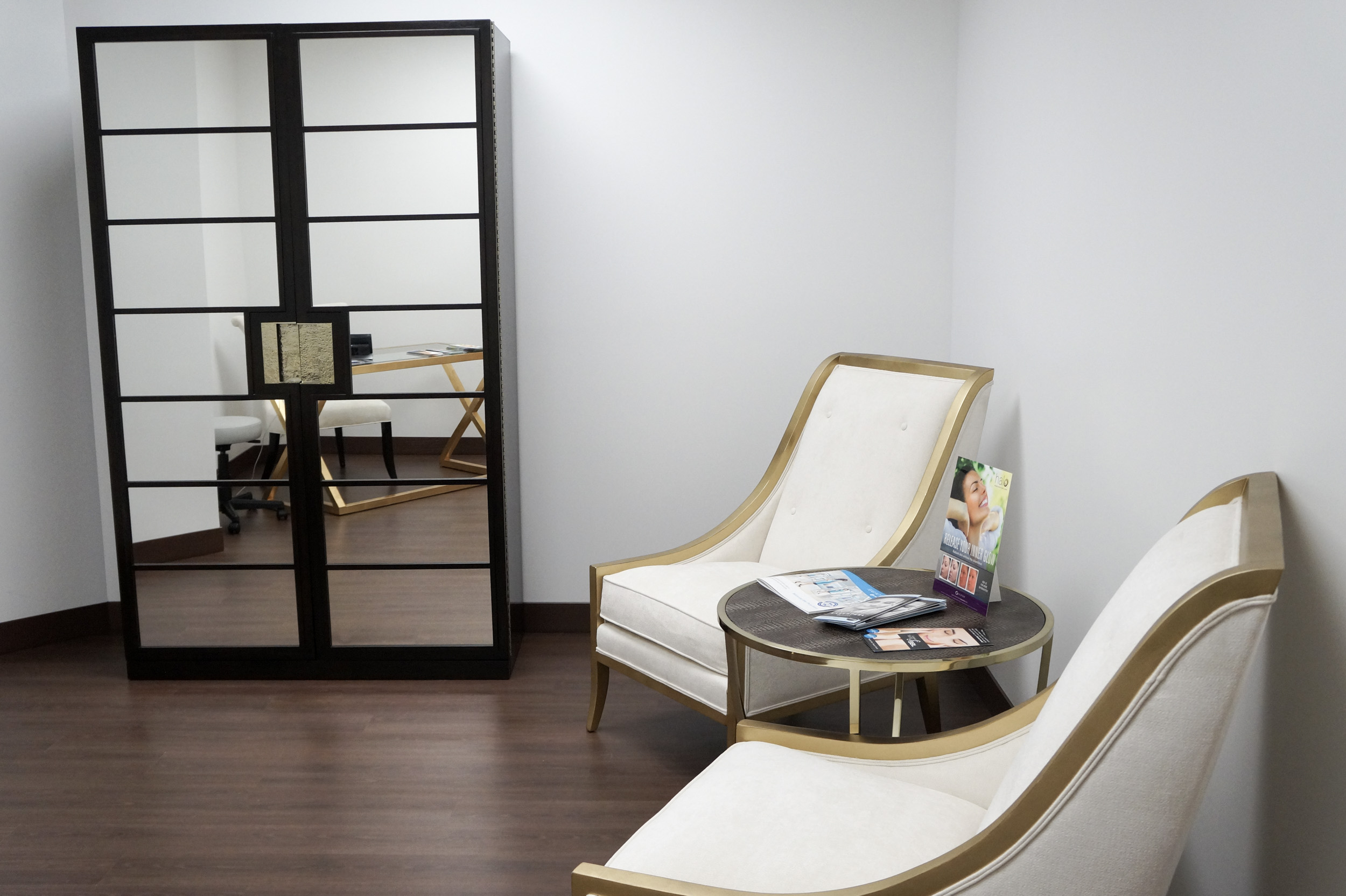 Lounge in Naples medical spa